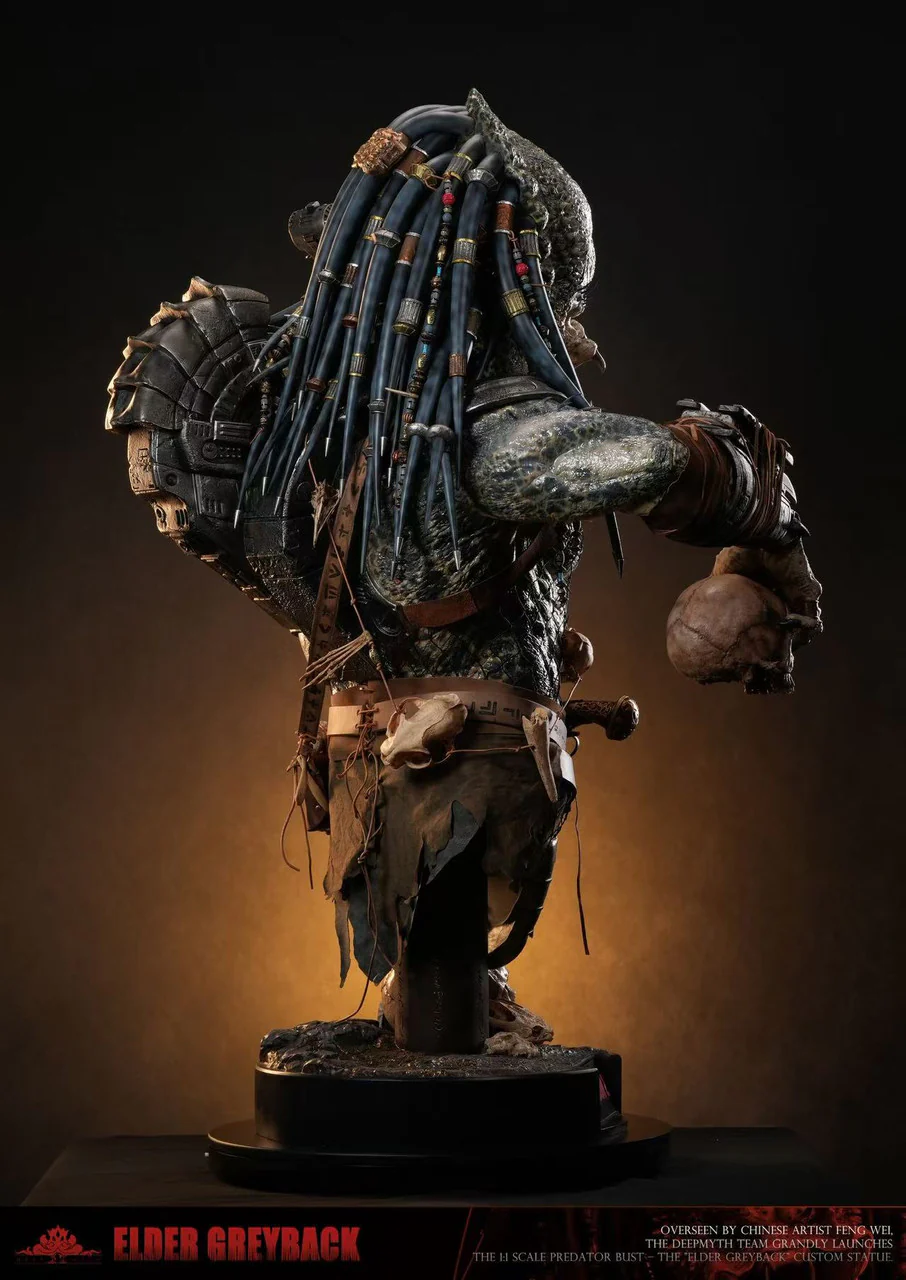 Predator - Elder Greyback Bust | Resin Statue | by Deepmyth Studio - Image 4