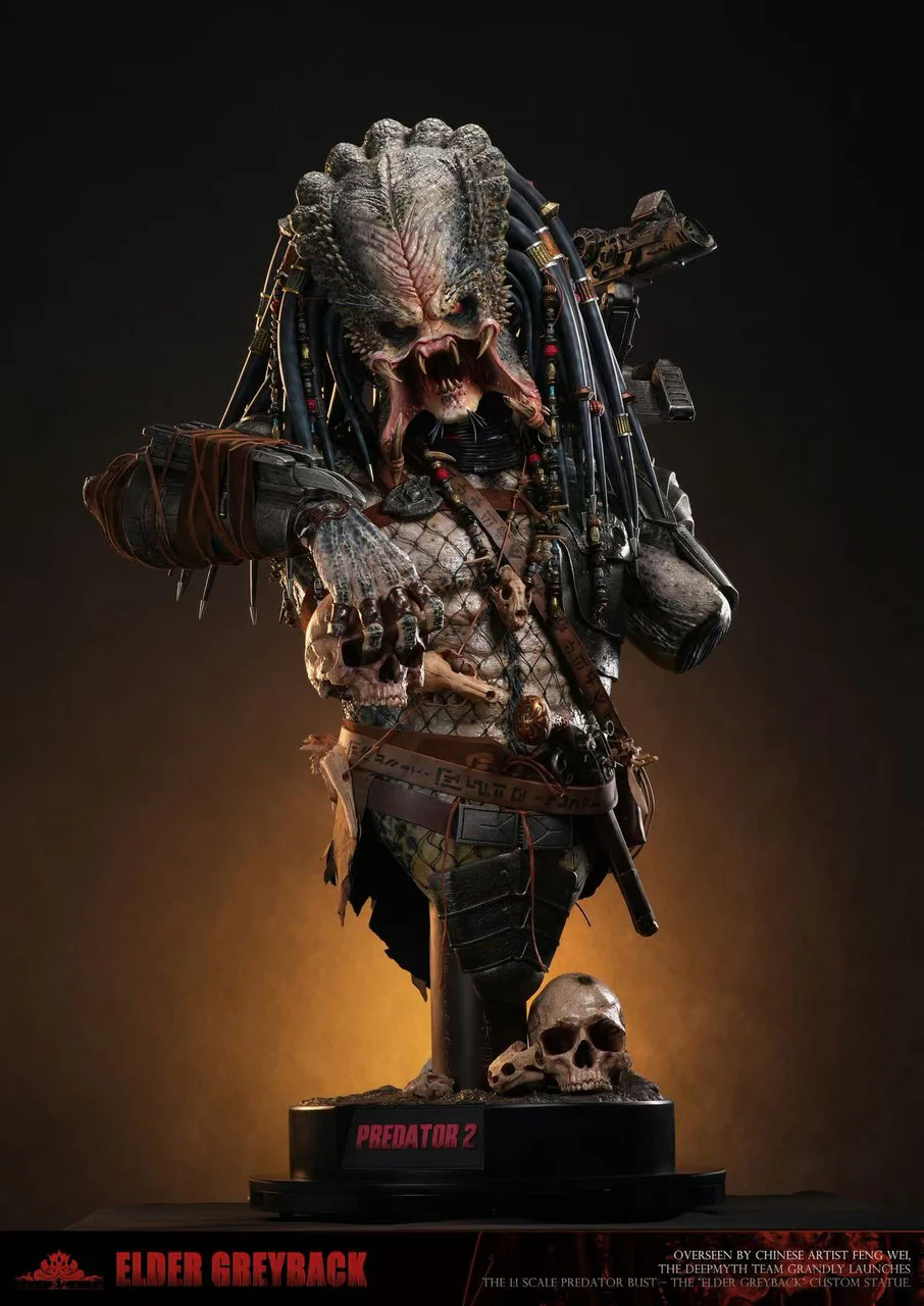 Predator - Elder Greyback Bust | Resin Statue | by Deepmyth Studio - Image 5