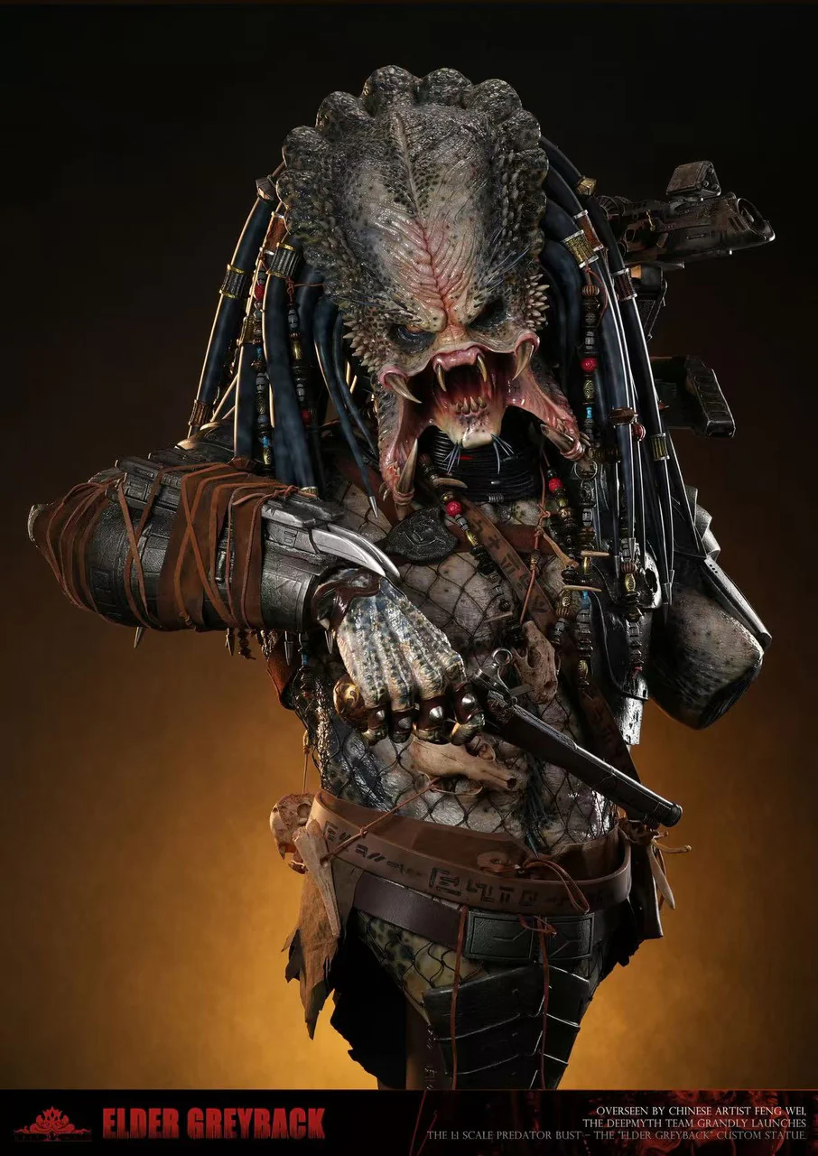 Predator - Elder Greyback Bust | Resin Statue | by Deepmyth Studio - Image 6
