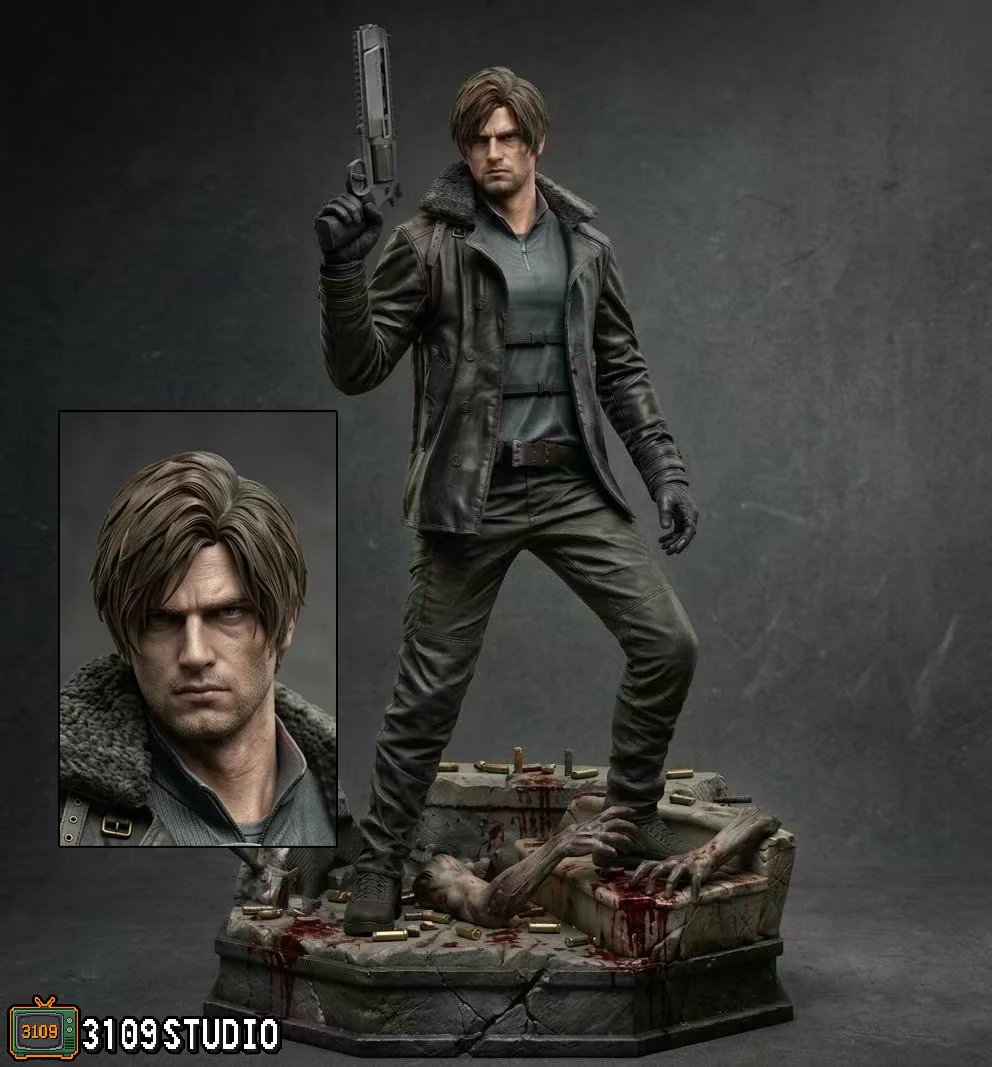 Resident Evil - Leon S Kennedy | 1:4 Resin Staue | by 3109 Studio - Image 4
