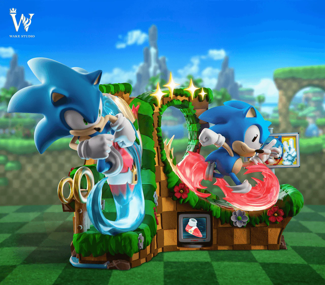 Sonic - Sonic | Resin Statue | by Wake Studio - Image 4