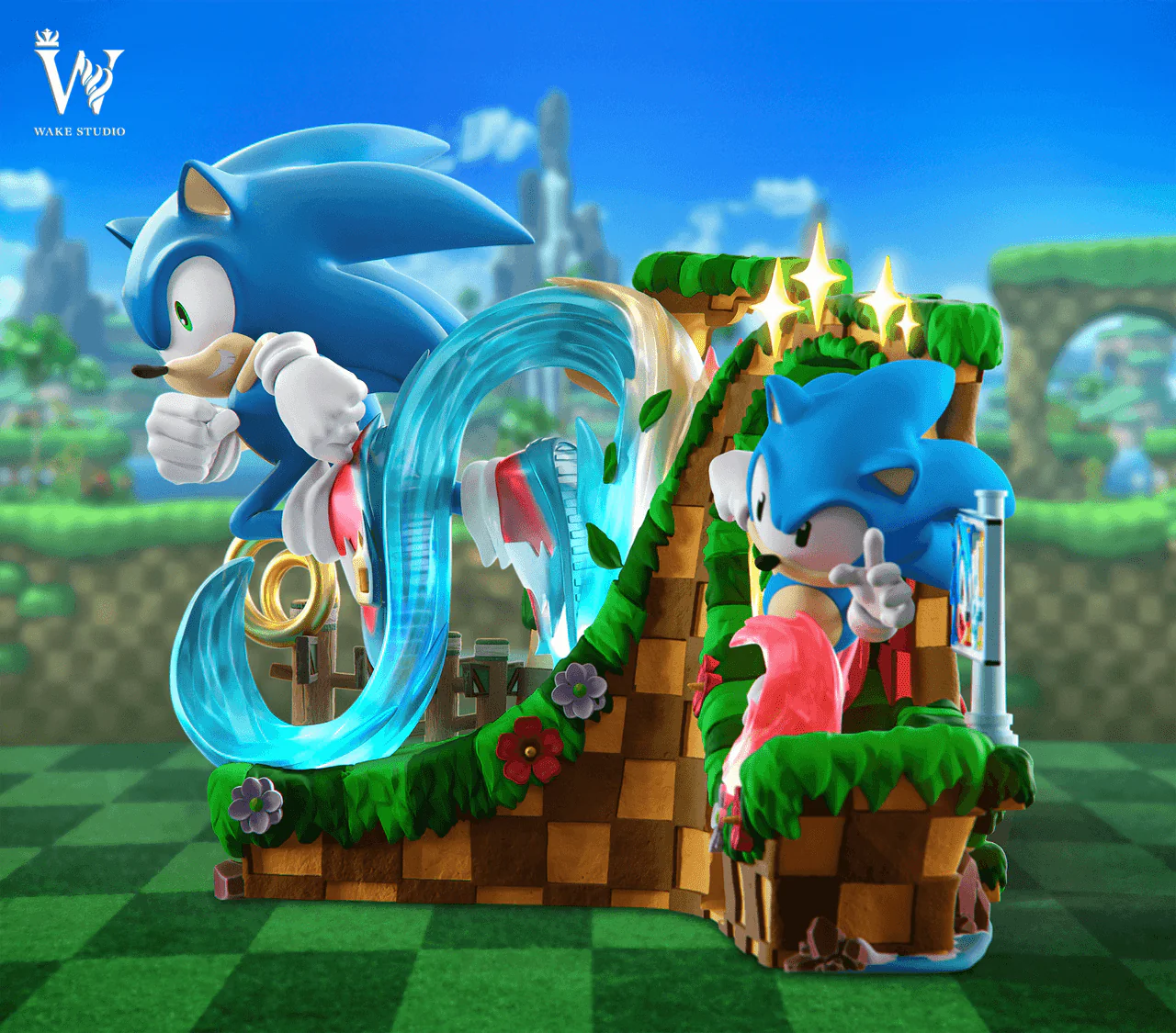 Sonic - Sonic | Resin Statue | by Wake Studio - Image 5