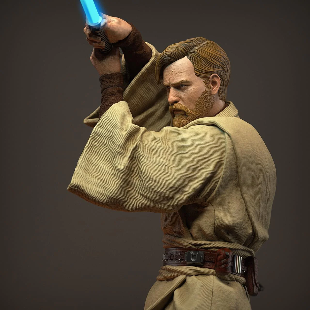 Star Wars - Anakin Skywalker vs Obi-Wan | 1:4 Resin Statue | von MFA Collectibles - Image 3
