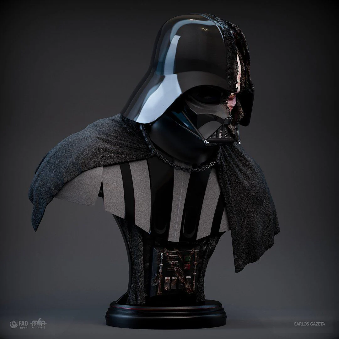 Star Wars - Battle Damaged Darth Vader | 1:1 Resin Bust | von MFA Collectibles - Image 12