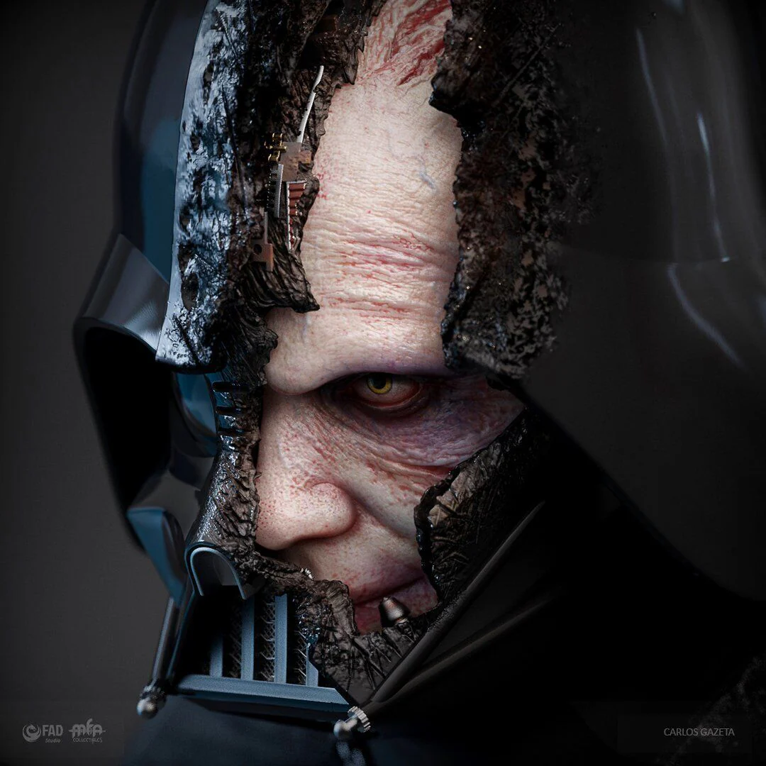 Star Wars - Battle Damaged Darth Vader | 1:1 Resin Bust | von MFA Collectibles - Image 3