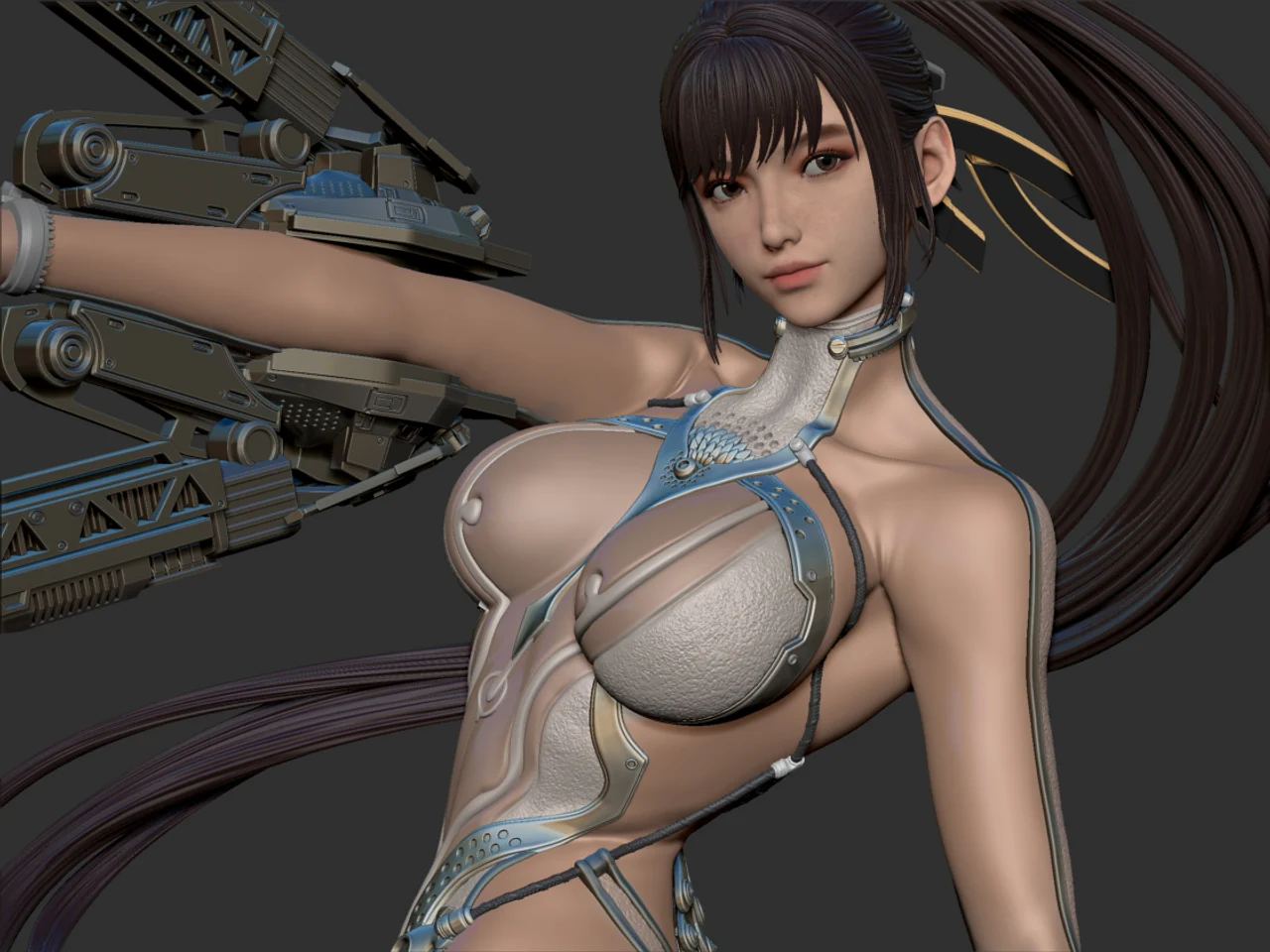 Stellar Blade - Skinsuit Eve | 1:4 Resin Statue | by Craving Eyes Studio - Image 2