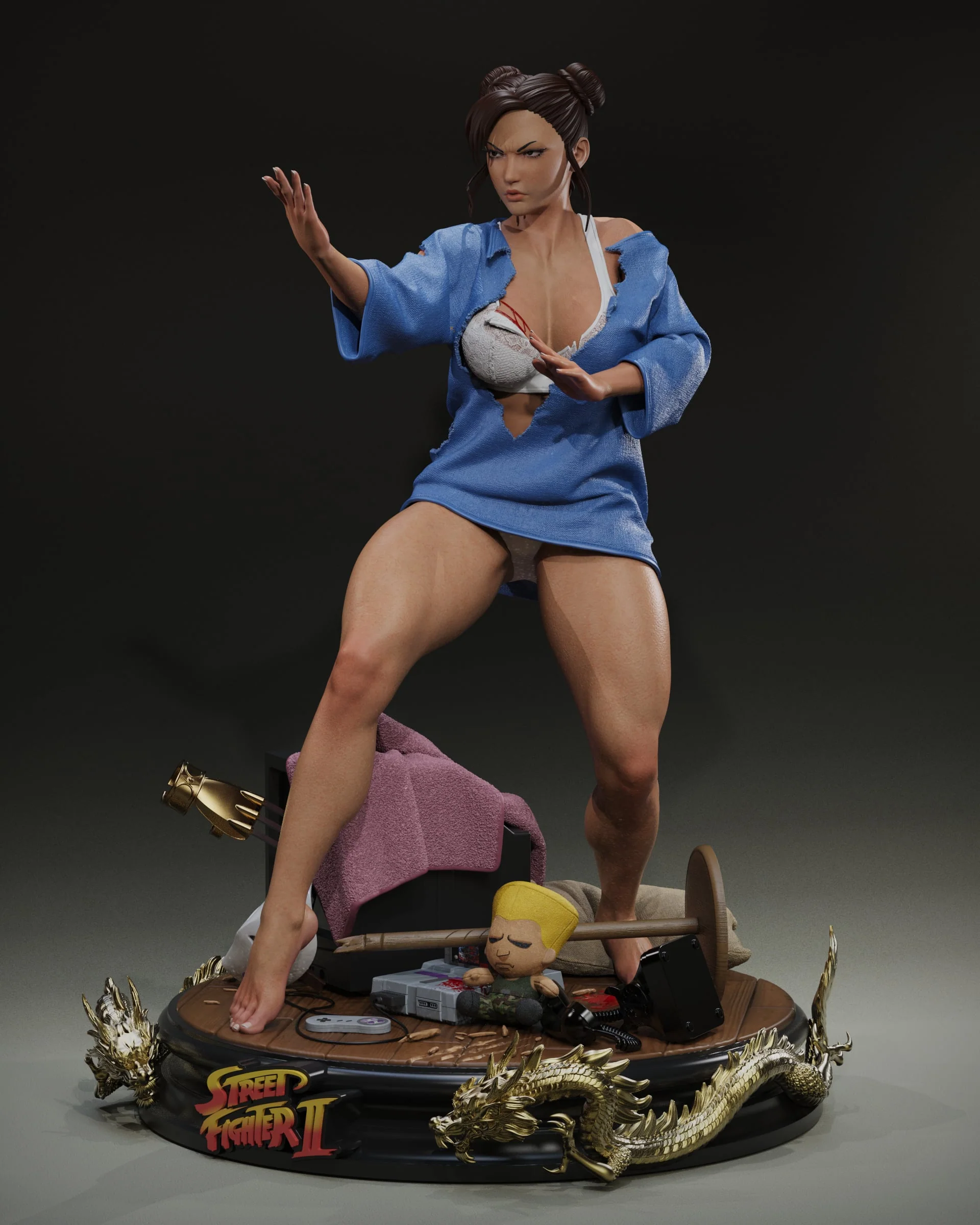 Street Fighter - Chun Li SFII Movie | 1:4 Resin Statue | by Epic Creations (Outworld Creations) - Image 19