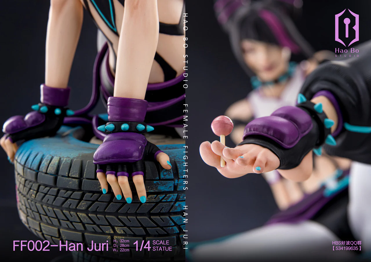 Street Fighter - Han Juri | 1:4 Resin Statue | von Hao Bo Studio - Image 18