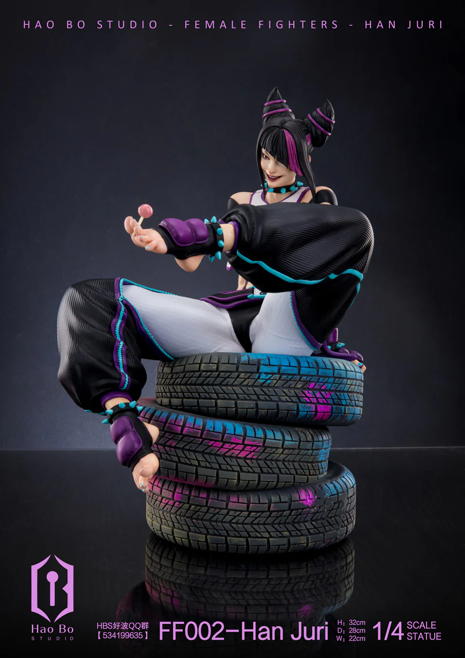 Street Fighter - Han Juri | 1:4 Resin Statue | von Hao Bo Studio - Image 7