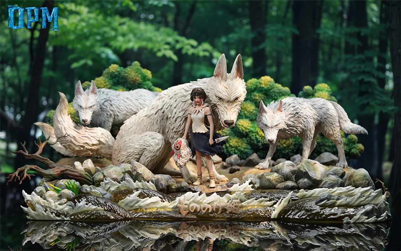 Studio Ghibli - Princess Mononoke | Resin Statue | by OPM Studio - Image 6