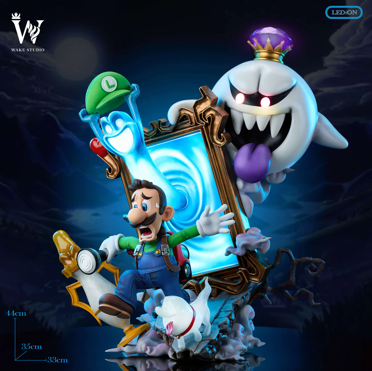 Super Mario – Luigi | 1:4 Resin Statue | von Wake Studio - Image 8
