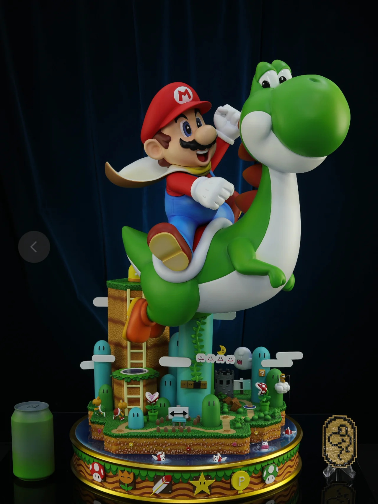 Super Mario - Mario | 1:4 Resin Statue | von Kintsukuroi Creations Studio - Image 16