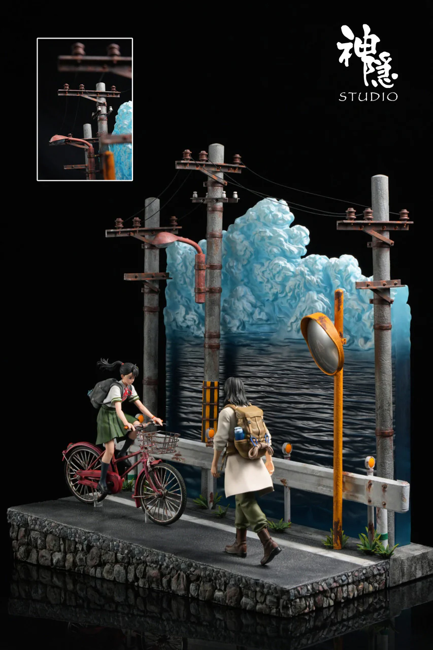 Suzume no Tojimari - Suzume & Munakata Sota | Resin Statue | by ShenYin Studio - Image 3