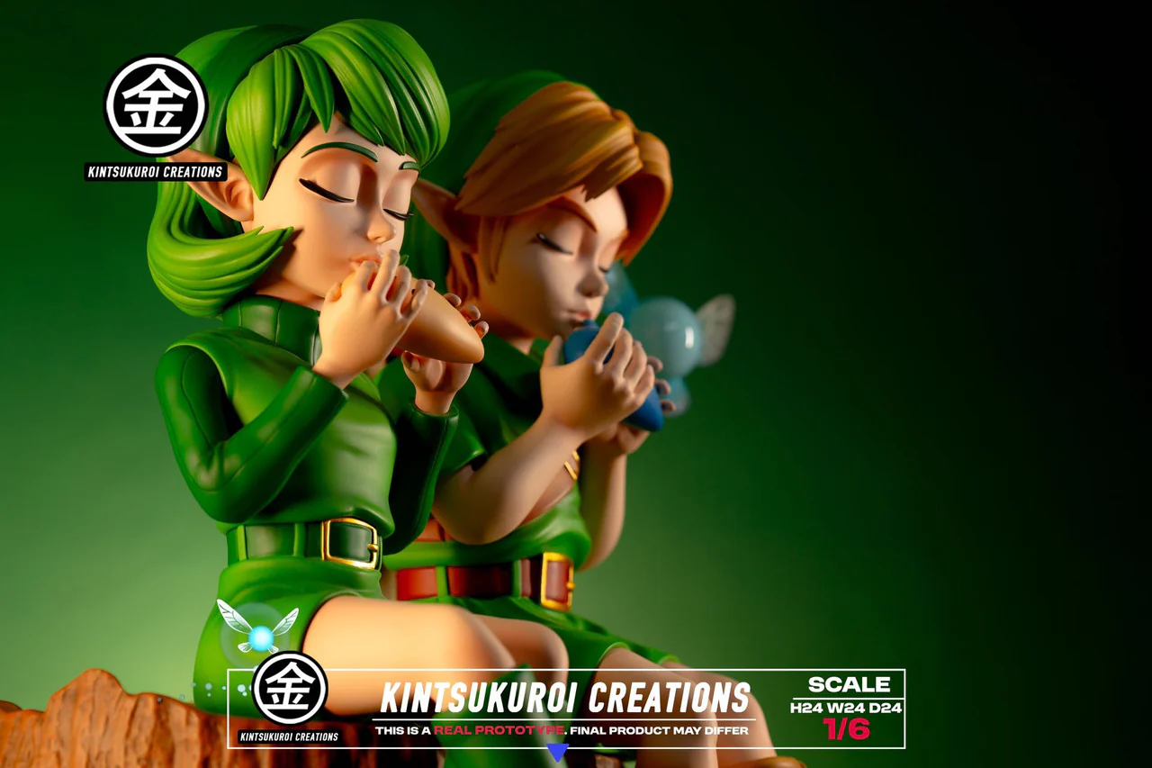 Legend of Zelda - Link & Saria diorama | 1:6 Resin Statue | by Kintsukuroi Creations - Image 5