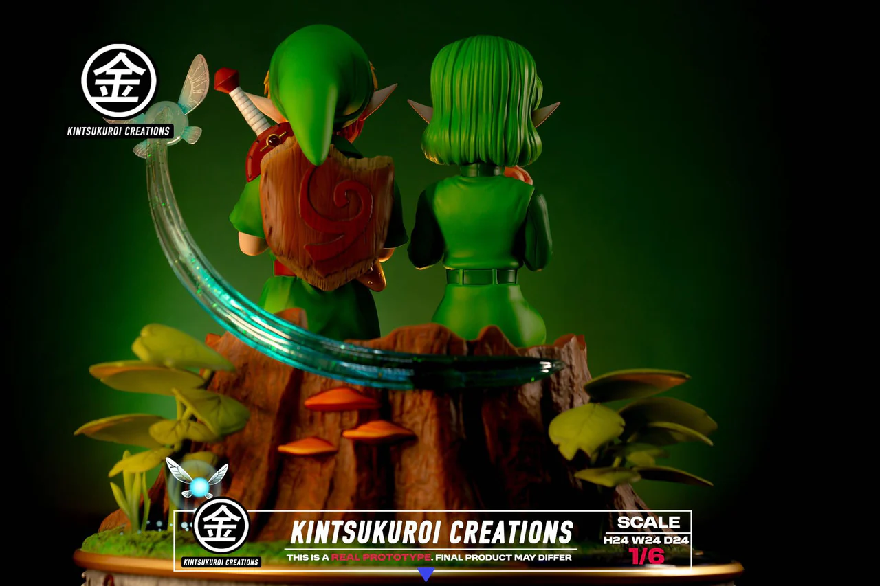 Legend of Zelda - Link & Saria diorama | 1:6 Resin Statue | by Kintsukuroi Creations - Image 6