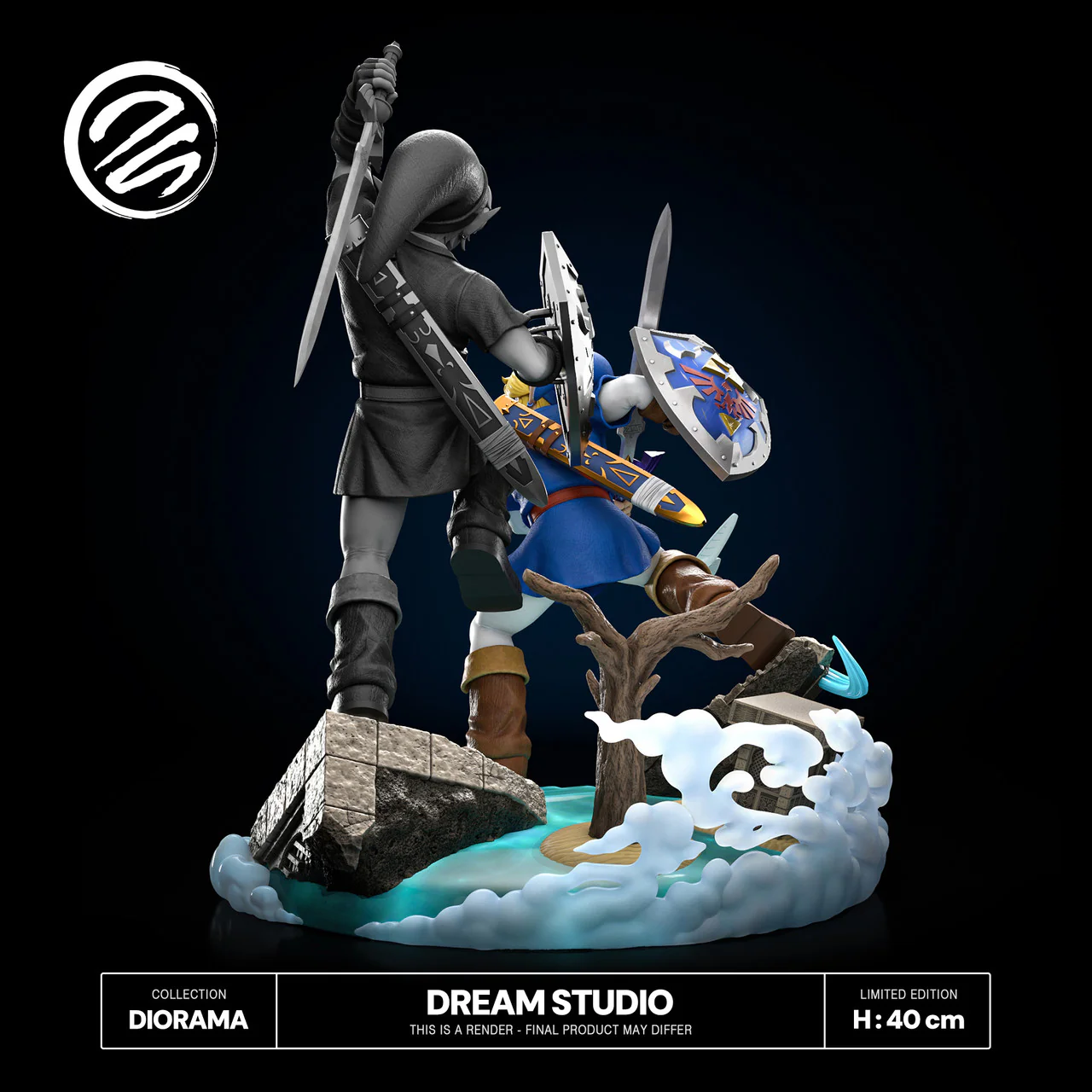 The Legend of Zelda - Link Vs Dark Link | 1:6/1:4 Resin Statue | by Dream Studio - Image 6