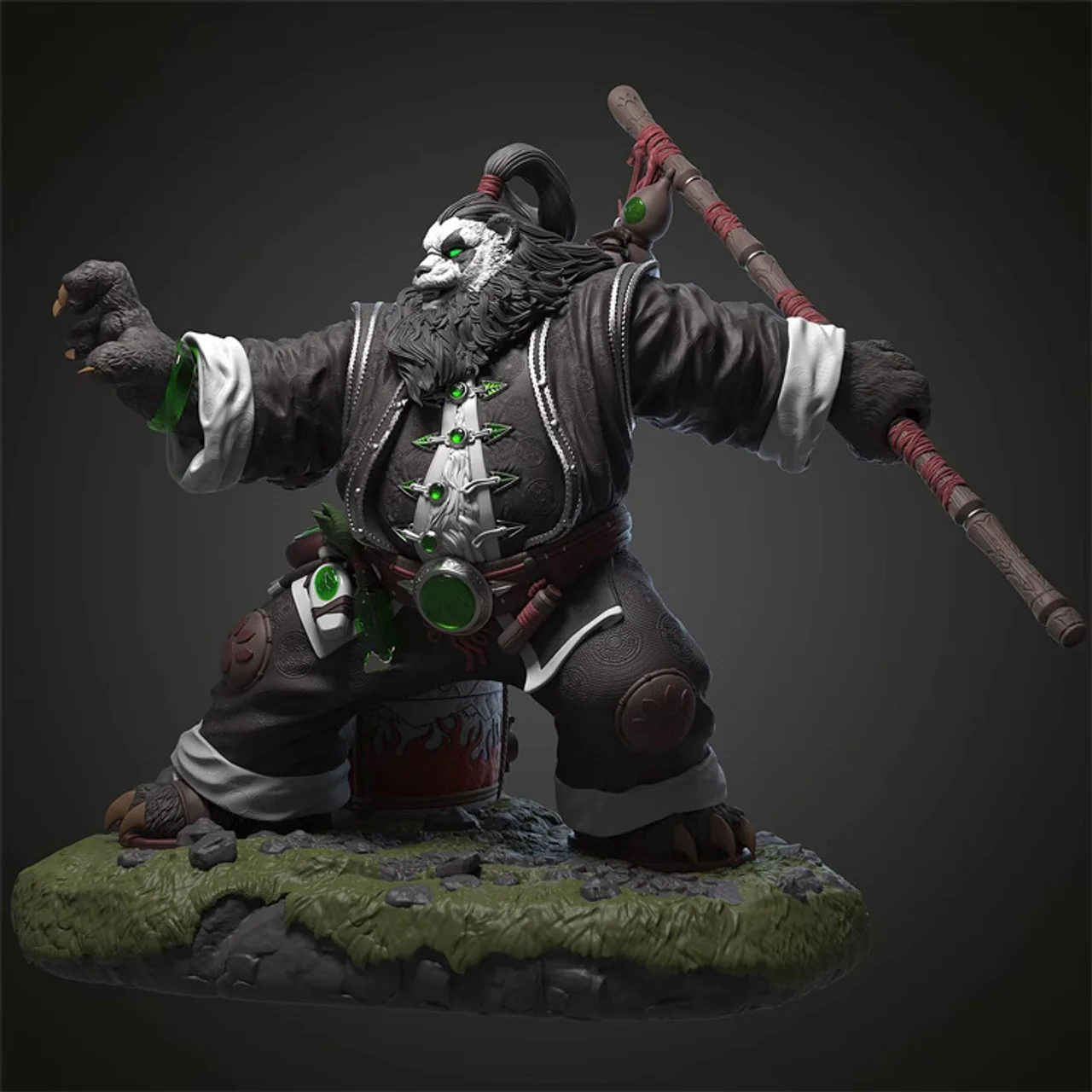 Warcraft - Chen Stormstout | 1:6 Resin Statue | by Pepeho Studio - Image 3