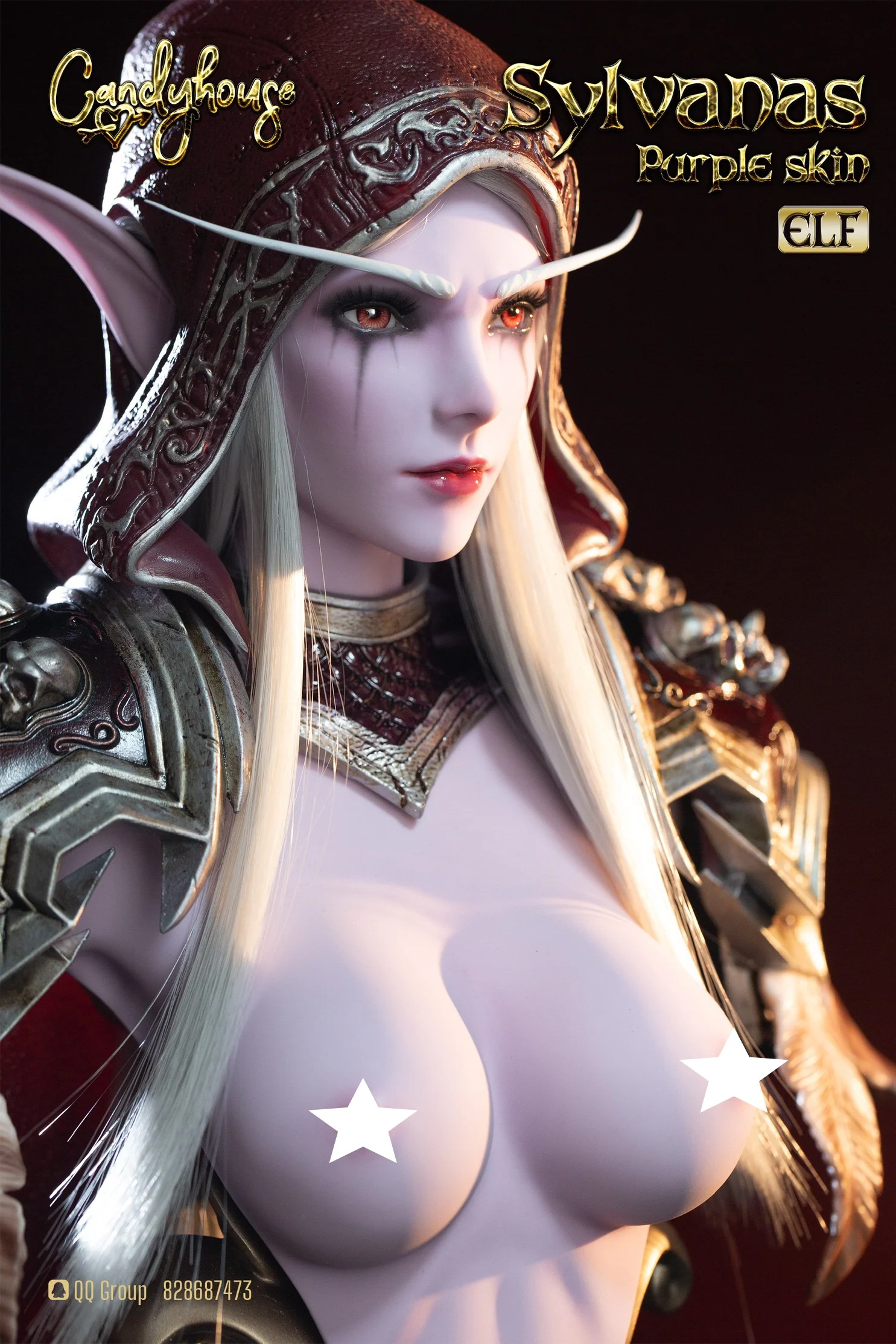 World of Warcraft - Sylvanas Windrunner | 1:3 Resin Bust | von Candyhouse Studio - Image 19